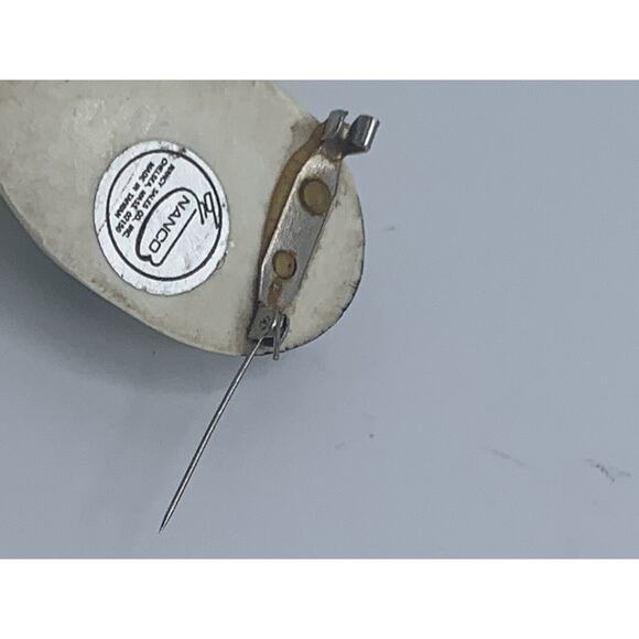 Vintage NANCO Face Mask Pin 1970s Kabuki mask Chelsea Mass - Picture 12 of 12